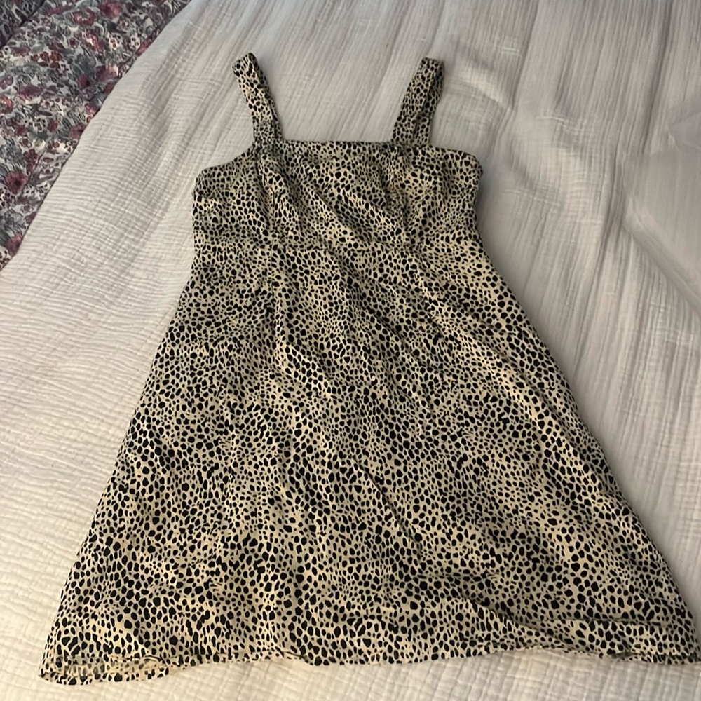 Cheetah print dress